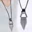 Classic Crystal Gemstone Women's Sweater Pendant Necklace