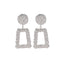 Alloy Plating Retro Geometric Pendent Earrings