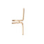 1 Piece Simple Style Geometric Alloy Plating Women's Ear Clips