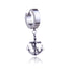 Punk Anchor Stainless Steel Hypoallergenic Earrings