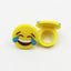 Cartoon Emoji Face Epoxy Rings for Kids - Fun Gift Jewelry