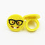 Cartoon Emoji Face Epoxy Rings for Kids - Fun Gift Jewelry