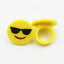 Cartoon Emoji Face Epoxy Rings for Kids - Fun Gift Jewelry