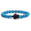 Tortoise Turquoise Volcanic Stone Bracelet Set