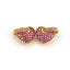 Simple Heart Zircon Gold-Plated Copper Earrings