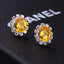 1 Pair Fashion Geometric Alloy Plating Rhinestones Women'S Ear Studs