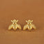 Simple Bee Alloy Plated Women's Stud Earrings