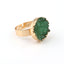 Imitation Natural Stone Adjustable Resin Ring - Round Irregular Design