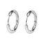 Stainless Steel Circle Hoop Earrings for Men - 10mm 12mm 14mm