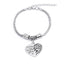 Simple New Letters Mother And Daughter Forever Heart-shaped Tag Bracelet