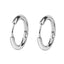 Stainless Steel Circle Hoop Earrings for Men - 10mm 12mm 14mm