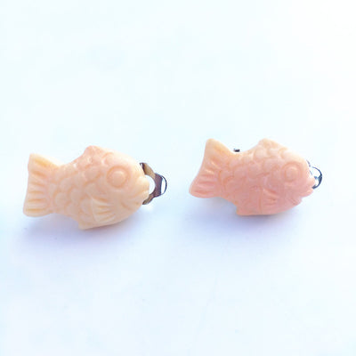 Novelty Geometric Resin Cartoon Earrings