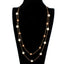 Korean Geometric Double Layer Pearl Necklace - White Alloy Long Sweater Chain