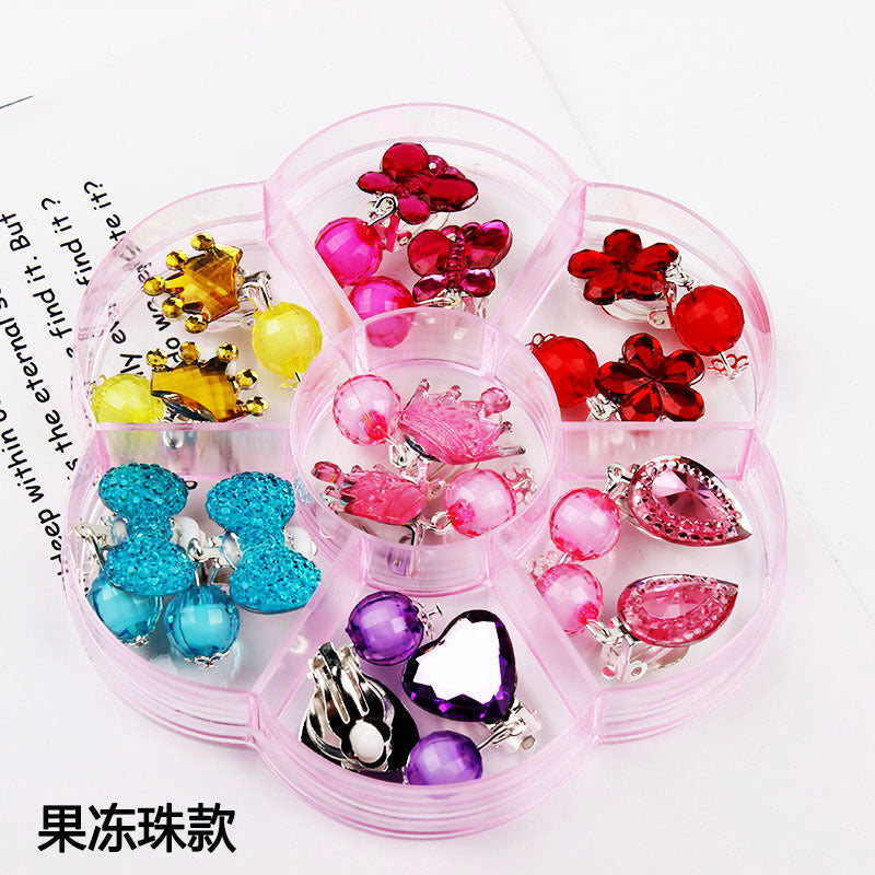 Children's Jewelry Ear Clip Set Non-hole Earrings Cartoon Earrings