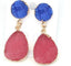 Womens Geometric Plastic Natural Stone  Resin Earrings GO190430120125