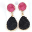 Womens Geometric Plastic Natural Stone  Resin Earrings GO190430120125