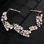 Women's Wedding Rhinestone Leaf Hair Band