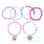 Acrylic Beaded Love Star Bracelet Set for Kids - Versatile Cute Girl Jewelry