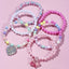 Acrylic Beaded Love Star Bracelet Set for Kids - Versatile Cute Girl Jewelry