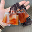 Agate Gemstone Pendant Necklace for Couples
