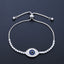 Alloy Bohemia Geometric Evil Eye Crystal Bracelet Fashion Jewelry