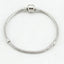 Alloy Geometric Snake Bone Chain Bracelet - 18cm, Color-Retaining Electroplated Finish