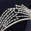 Alloy Rhinestone Baroque Bridal Crown Headband