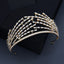 Alloy Rhinestone Baroque Bridal Crown Headband