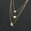 Alloy Star and Moon Pendant Necklace - Fashion Jewelry for Women