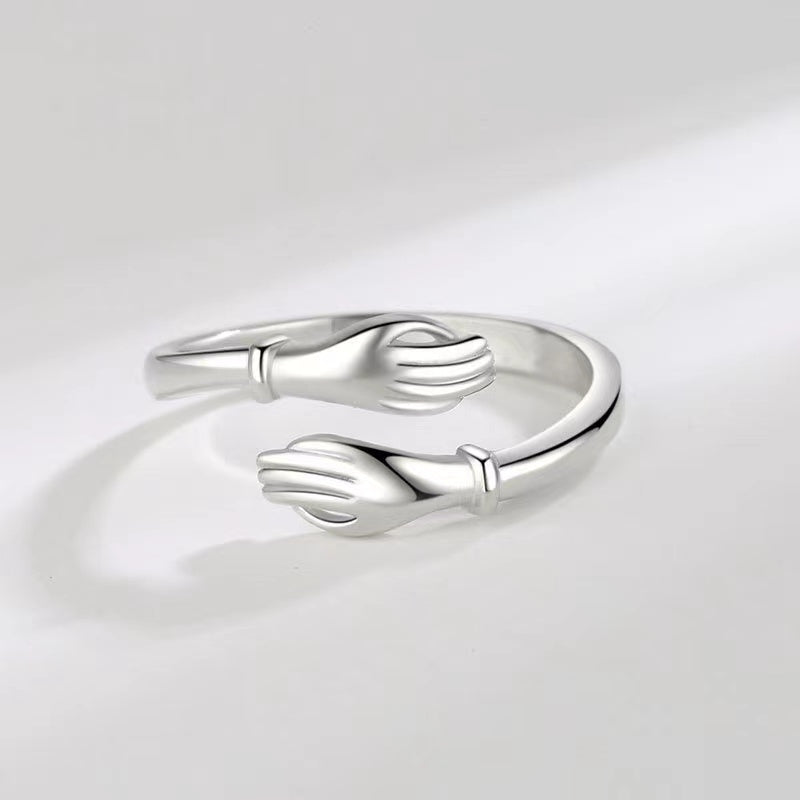 Artistic Embrace Open Alloy Women's Rings