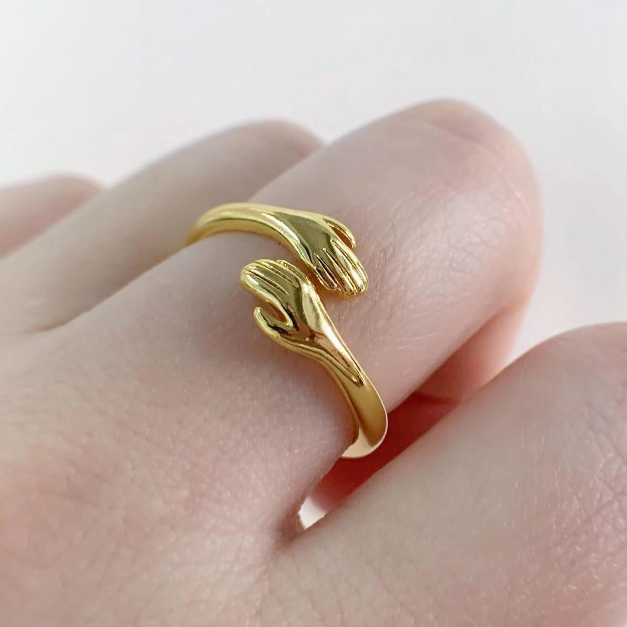 Artistic Embrace Open Alloy Women's Rings