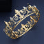 Baroque Gold Rhinestone Alloy Crown for Party and Event