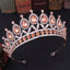 Baroque Crystal Rhinestone Bridal Tiara Crown for Wedding