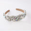 Baroque Flower Rhinestone Geometric Hairband for Women