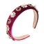 Baroque Geometric Colorful Rhinestone Pearl Headband