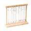 Solid Wood Geometric Jewelry Display Rack