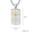 Hexagram Titanium Steel Men's Pendant Necklace with Hip Hop Style