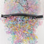Basic Modern Style Elastic Rubber Hair Ties - Candy Color, Solid, Gentle on Hair, 1000 Pack