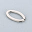 "Geometric Oval Stainless Steel DIY Jewelry Connectors for Bracelets and Necklaces"