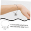 Graduation Cap & Scroll Adjustable Men's Alloy Bangle