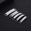 "Stainless Steel Rectangle Double Hole Curved Bracelet DIY Jewelry Accessories"