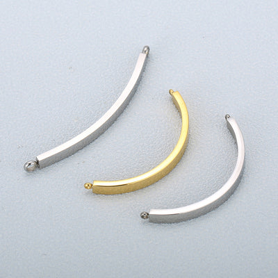 "Stainless Steel Rectangle Jewelry Accessories for DIY Necklaces and Bracelets"