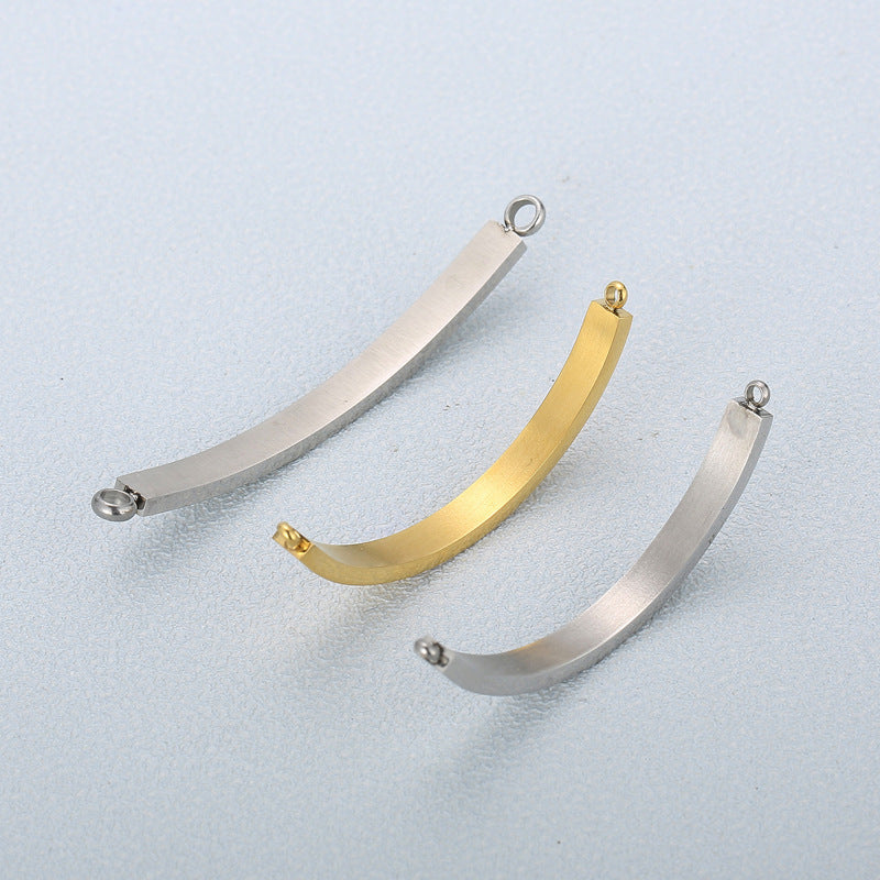 "Stainless Steel Rectangle Jewelry Accessories for DIY Necklaces and Bracelets"