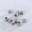 "Stainless Steel Round and Oval Beads Jewelry Accessories for Bracelet Making"