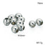 "Stainless Steel Round and Oval Beads Jewelry Accessories for Bracelet Making"