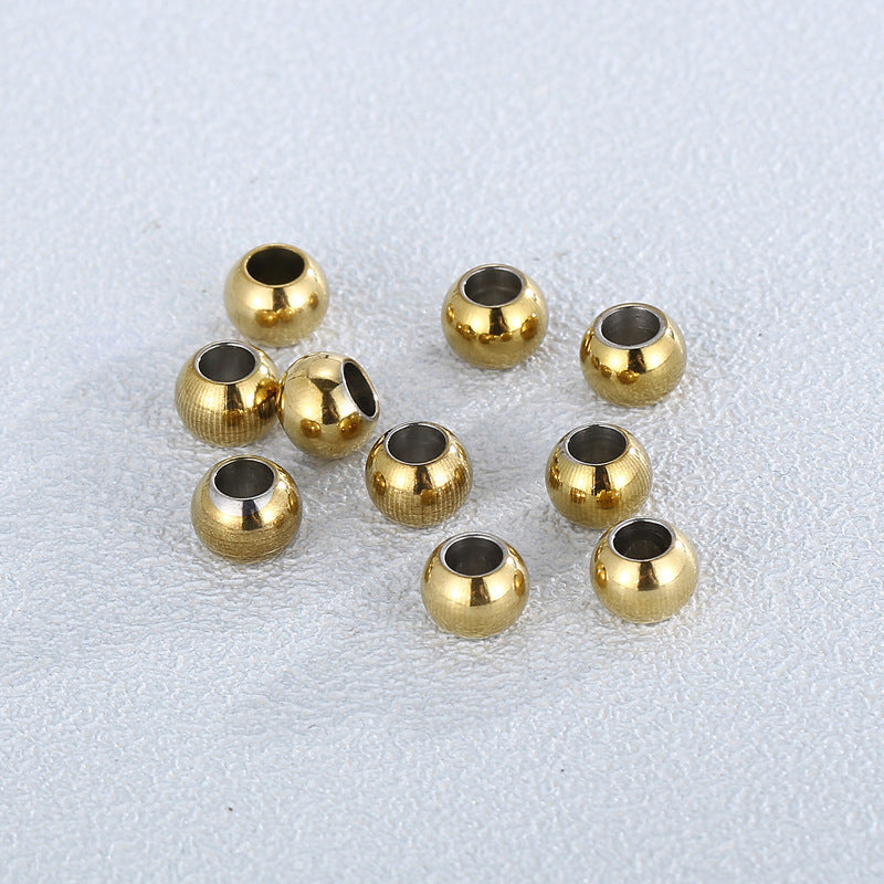 "Stainless Steel Polished Jewelry Beads and Accessories for DIY Crafting"