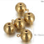 18K Gold Stainless Steel Hollow Beaded Jewelry Accessories with Positioning Ring