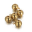 18K Gold Stainless Steel Hollow Beaded Jewelry Accessories with Positioning Ring