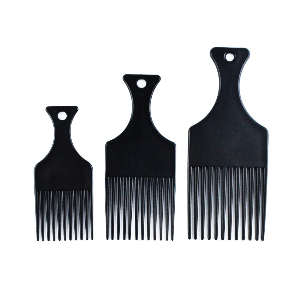 Basic Solid Color Plastic Hair Combs Set for Styling