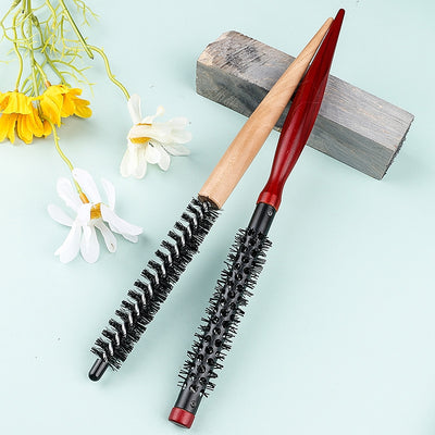 Simple Solid Color Theaceae & Women's Fluffy Hairdressing Comb Set